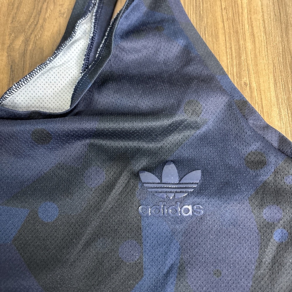 Adidas Men's‎ Athletic Short Sleeve Shirt Large Navy Blue - Picture 5 of 8